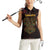 Africa Adinkra Symbol Women Sleeveless Polo Shirt Sankofa Heart - Cosmic Red - Wonder Print Shop