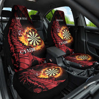 Wales Darts Personalised Car Seat Cover Red Dragon Cymru Am Byth