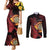 Wales Darts Personalised Couples Matching Mermaid Dress and Long Sleeve Button Shirt Red Dragon Cymru Am Byth