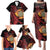 Wales Darts Personalised Family Matching Puletasi and Hawaiian Shirt Red Dragon Cymru Am Byth