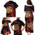 Wales Darts Personalised Family Matching Puletasi and Hawaiian Shirt Red Dragon Cymru Am Byth