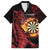 Wales Darts Personalised Family Matching Short Sleeve Bodycon Dress and Hawaiian Shirt Red Dragon Cymru Am Byth