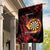 Wales Darts Personalised Garden Flag Red Dragon Cymru Am Byth