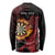 Wales Darts Personalised Long Sleeve Shirt Red Dragon Cymru Am Byth
