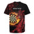 Wales Darts Personalised Rugby Jersey Red Dragon Cymru Am Byth - Wonder Print Shop