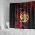 Wales Darts Personalised Shower Curtain Red Dragon Cymru Am Byth - Wonder Print Shop