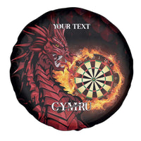 Wales Darts Personalised Spare Tire Cover Red Dragon Cymru Am Byth - Wonder Print Shop