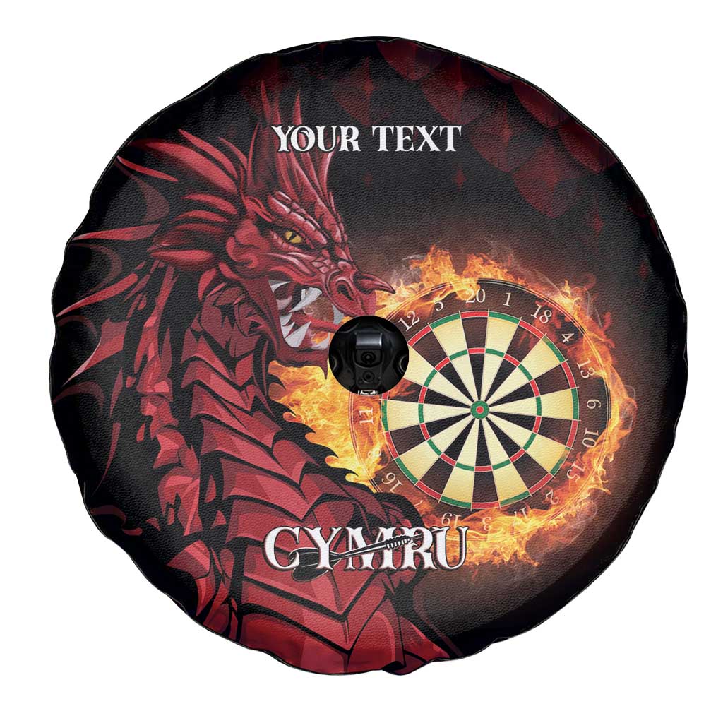 Wales Darts Personalised Spare Tire Cover Red Dragon Cymru Am Byth - Wonder Print Shop