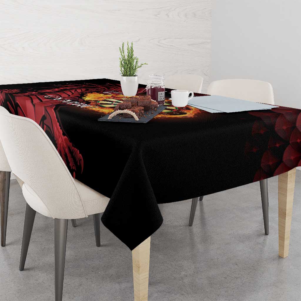 Wales Darts Personalised Tablecloth Red Dragon Cymru Am Byth - Wonder Print Shop