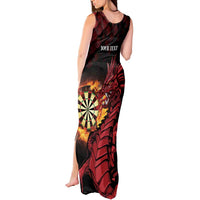 Wales Darts Personalised Tank Maxi Dress Red Dragon Cymru Am Byth - Wonder Print Shop