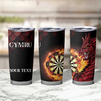 Wales Darts Personalised Tumbler Cup Red Dragon Cymru Am Byth - Wonder Print Shop