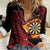 Wales Darts Personalised Women Casual Shirt Red Dragon Cymru Am Byth - Wonder Print Shop