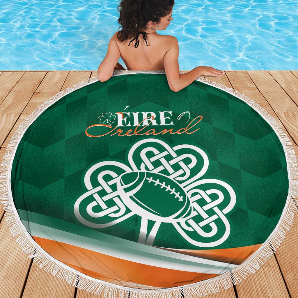 Éire Rugby Celtic Shamrock Beach Blanket Ireland's Call