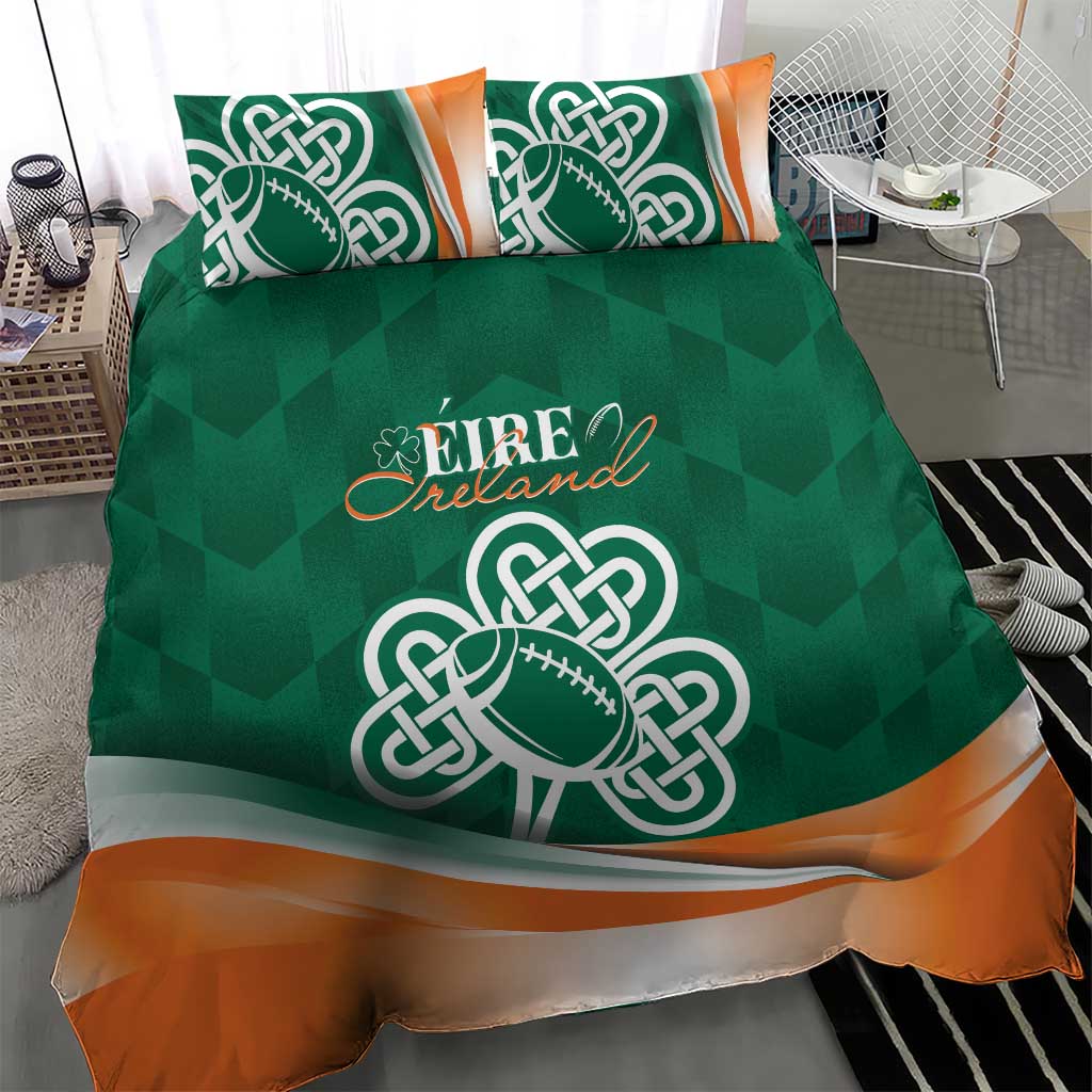 Éire Rugby Celtic Shamrock Bedding Set Ireland's Call