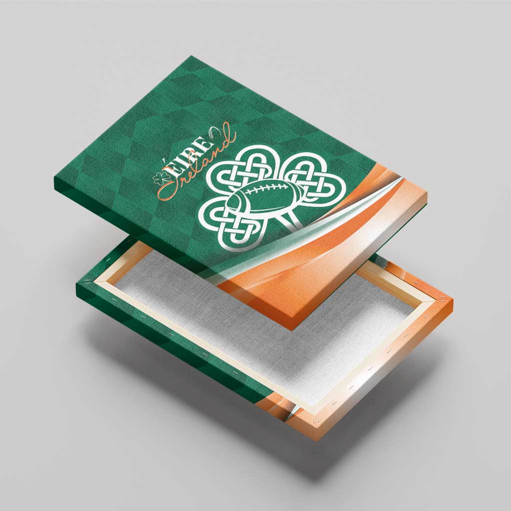 Éire Rugby Celtic Shamrock Canvas Wall Art Ireland's Call