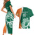 Éire Rugby Celtic Shamrock Couples Matching Short Sleeve Bodycon Dress and Hawaiian Shirt Ireland's Call