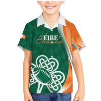 Éire Rugby Celtic Shamrock Family Matching Mermaid Dress and Hawaiian Shirt Ireland's Call