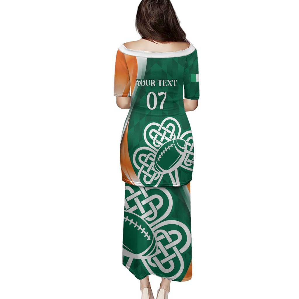 Éire Rugby Celtic Shamrock Family Matching Puletasi and Hawaiian Shirt Ireland's Call