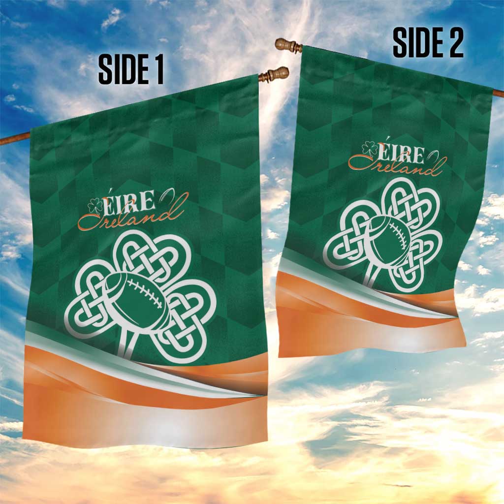 Éire Rugby Celtic Shamrock Garden Flag Ireland's Call