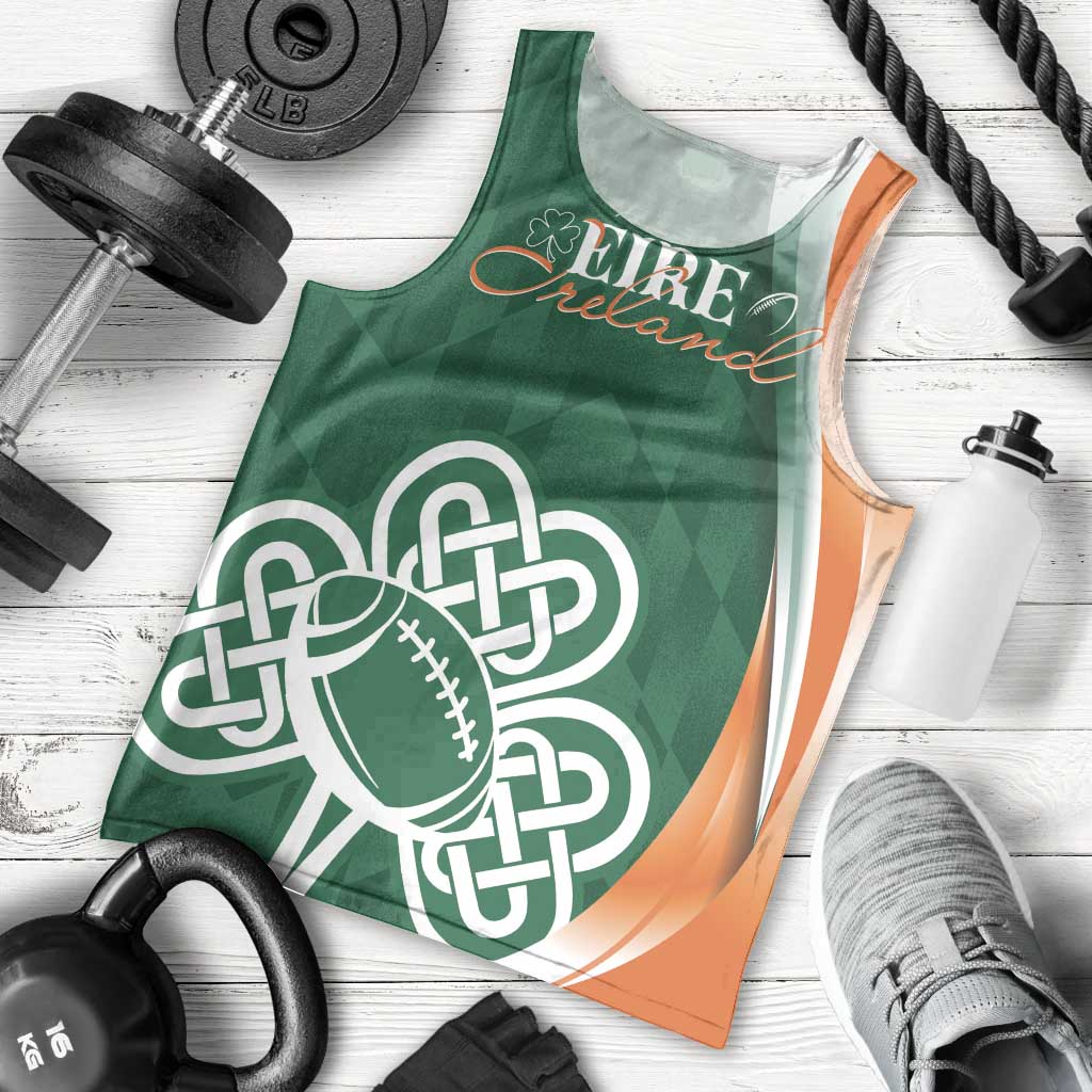 Éire Rugby Celtic Shamrock Men Tank Top Ireland's Call