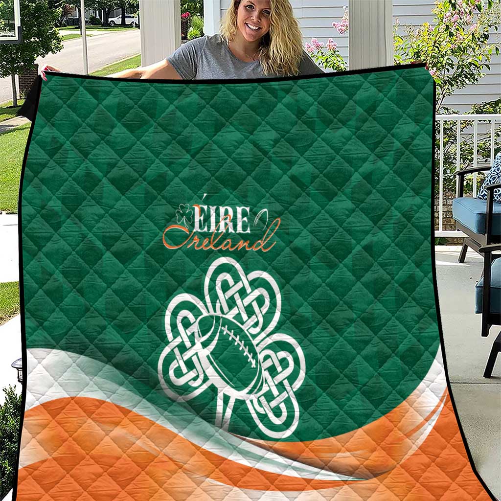 Éire Rugby Celtic Shamrock Quilt Ireland's Call - Wonder Print Shop