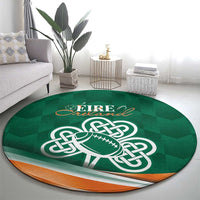 Éire Rugby Celtic Shamrock Round Carpet Ireland's Call - Wonder Print Shop