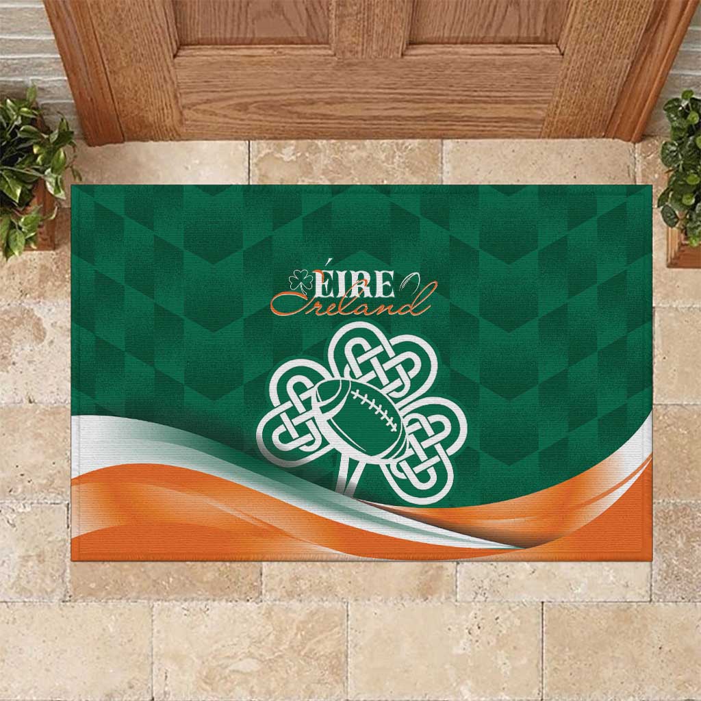 Éire Rugby Celtic Shamrock Rubber Doormat Ireland's Call - Wonder Print Shop