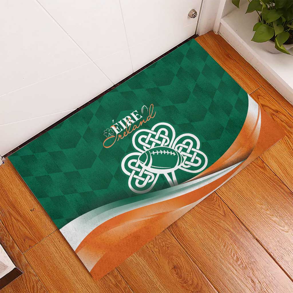 Éire Rugby Celtic Shamrock Rubber Doormat Ireland's Call - Wonder Print Shop