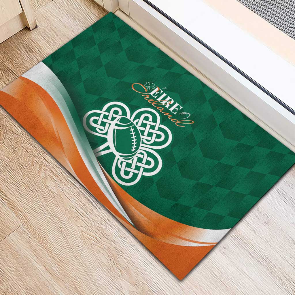 Éire Rugby Celtic Shamrock Rubber Doormat Ireland's Call - Wonder Print Shop