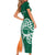 Éire Rugby Celtic Shamrock Short Sleeve Bodycon Dress Ireland's Call - Wonder Print Shop