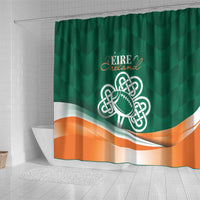 Éire Rugby Celtic Shamrock Shower Curtain Ireland's Call - Wonder Print Shop