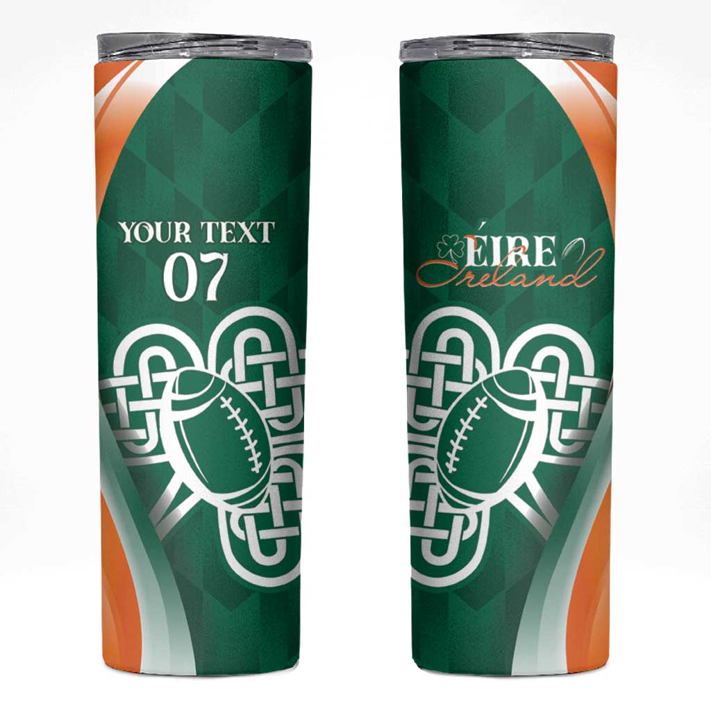 Éire Rugby Celtic Shamrock Skinny Tumbler Ireland's Call - Wonder Print Shop