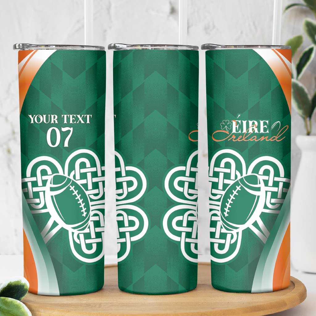 Éire Rugby Celtic Shamrock Skinny Tumbler Ireland's Call - Wonder Print Shop