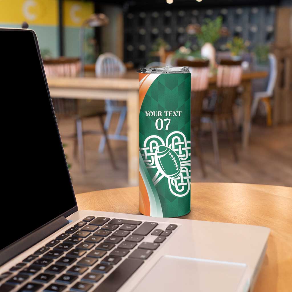 Éire Rugby Celtic Shamrock Skinny Tumbler Ireland's Call - Wonder Print Shop