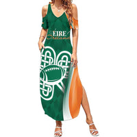 Éire Rugby Celtic Shamrock Summer Maxi Dress Ireland's Call - Wonder Print Shop