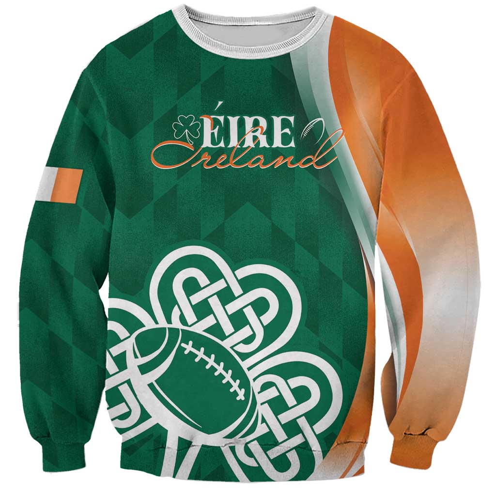 Éire Rugby Celtic Shamrock Sweatshirt Ireland's Call - Wonder Print Shop