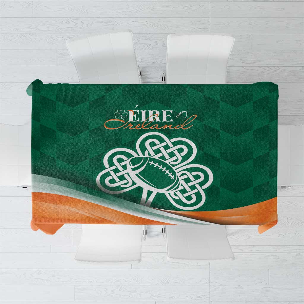 Éire Rugby Celtic Shamrock Tablecloth Ireland's Call - Wonder Print Shop