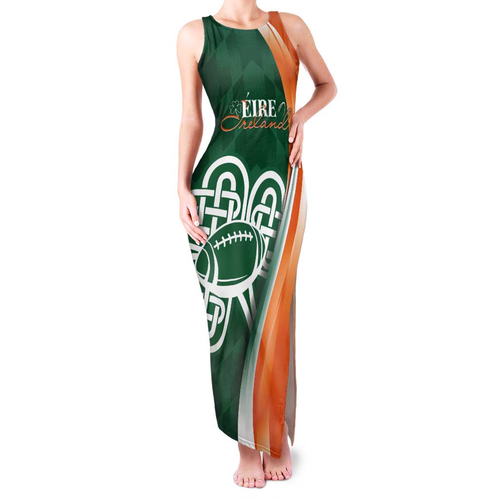 Éire Rugby Celtic Shamrock Tank Maxi Dress Ireland's Call - Wonder Print Shop