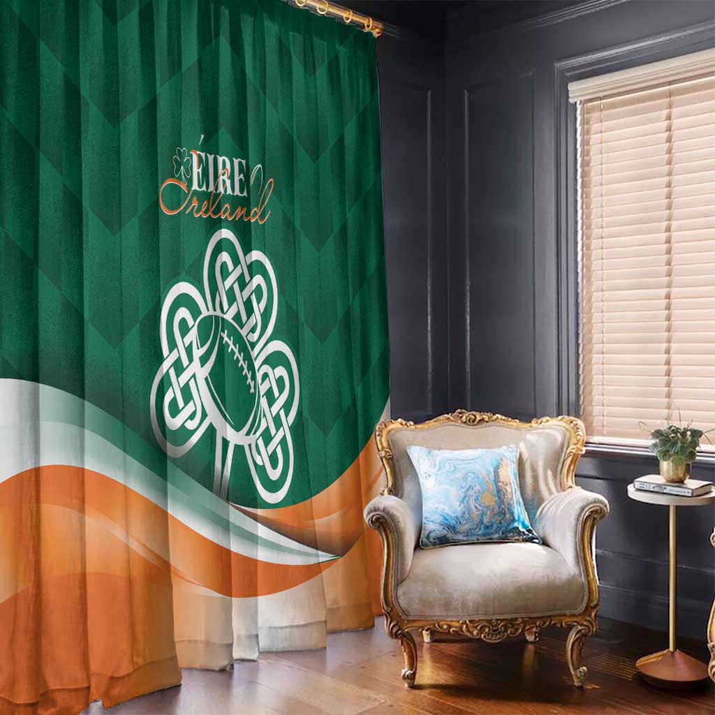 Éire Rugby Celtic Shamrock Window Curtain Ireland's Call - Wonder Print Shop