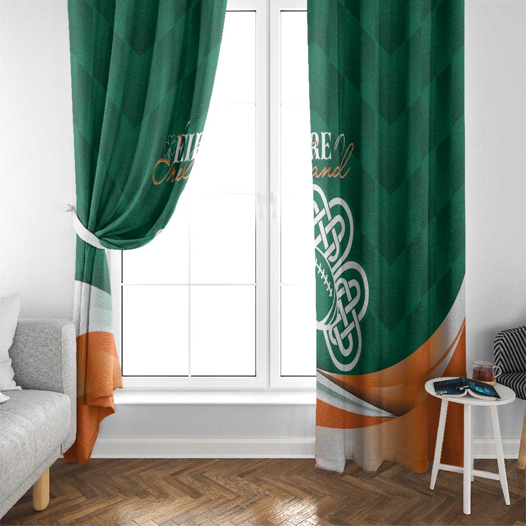 Éire Rugby Celtic Shamrock Window Curtain Ireland's Call - Wonder Print Shop