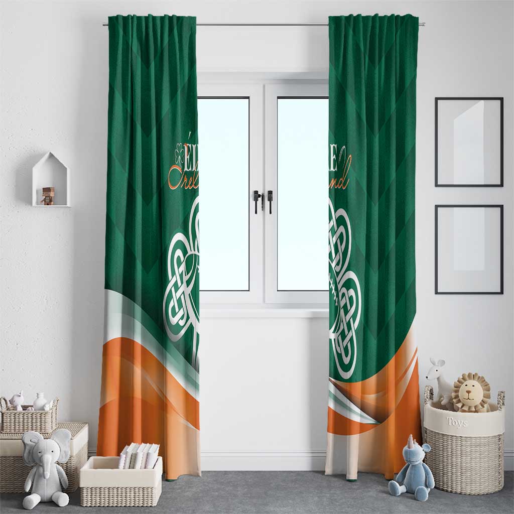 Éire Rugby Celtic Shamrock Window Curtain Ireland's Call - Wonder Print Shop
