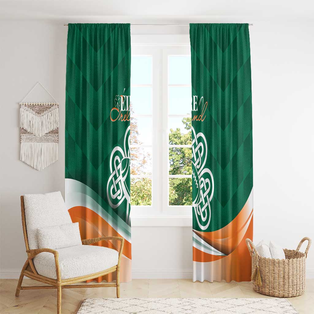 Éire Rugby Celtic Shamrock Window Curtain Ireland's Call - Wonder Print Shop