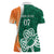 Éire Rugby Celtic Shamrock Women Polo Shirt Ireland's Call - Wonder Print Shop