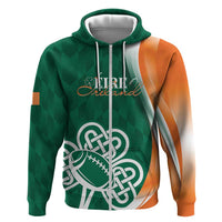 Éire Rugby Celtic Shamrock Zip Hoodie Ireland's Call - Wonder Print Shop