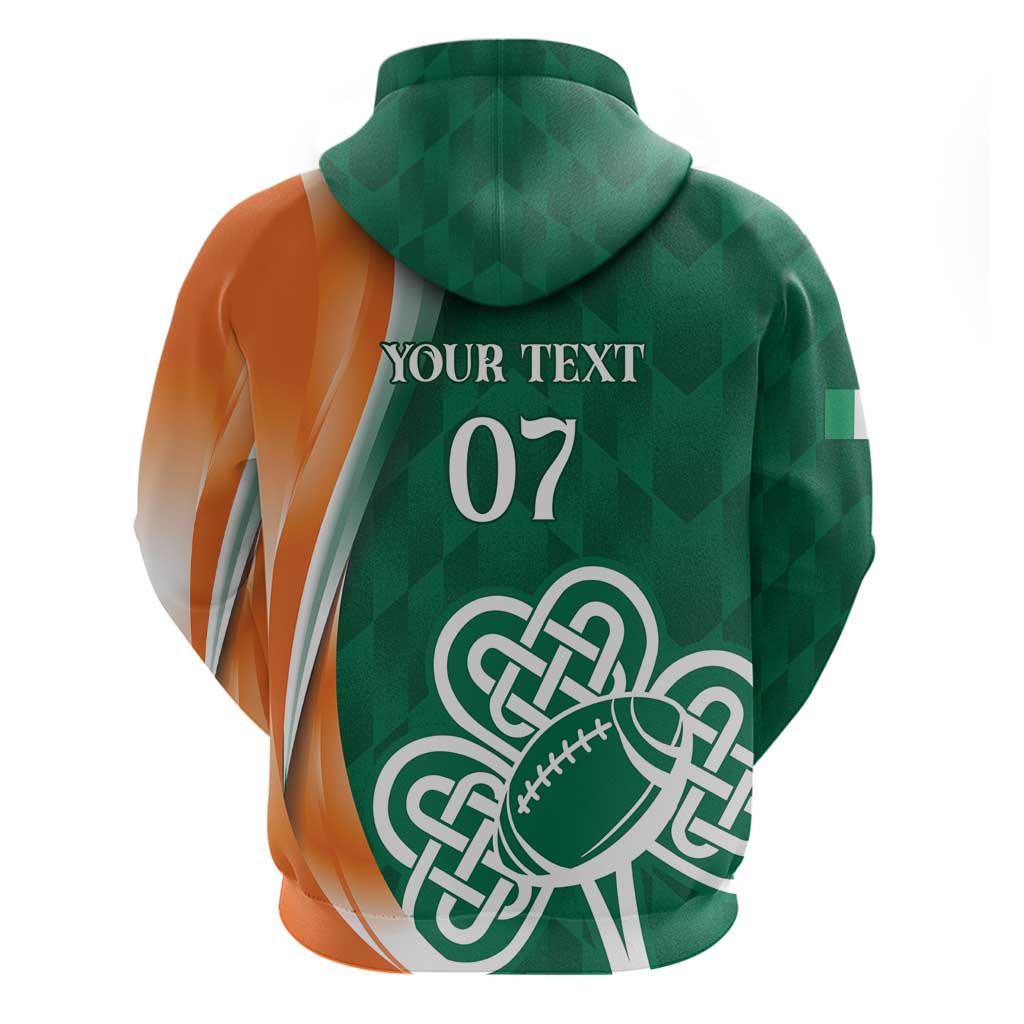 Éire Rugby Celtic Shamrock Zip Hoodie Ireland's Call - Wonder Print Shop
