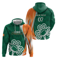 Éire Rugby Celtic Shamrock Zip Hoodie Ireland's Call - Wonder Print Shop
