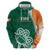 Éire Rugby Celtic Shamrock Zip Hoodie Ireland's Call - Wonder Print Shop