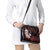 Native American MMIW Shoulder Handbag Red Handprint Grunge Style
