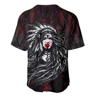 Native American MMIW Red Handprint Baseball Jersey Dreamcatcher