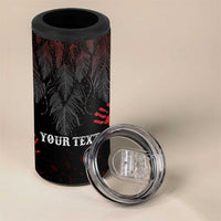 Personalized Native American MMIW Red Handprint 4 in 1 Can Cooler Tumbler Dreamcatcher